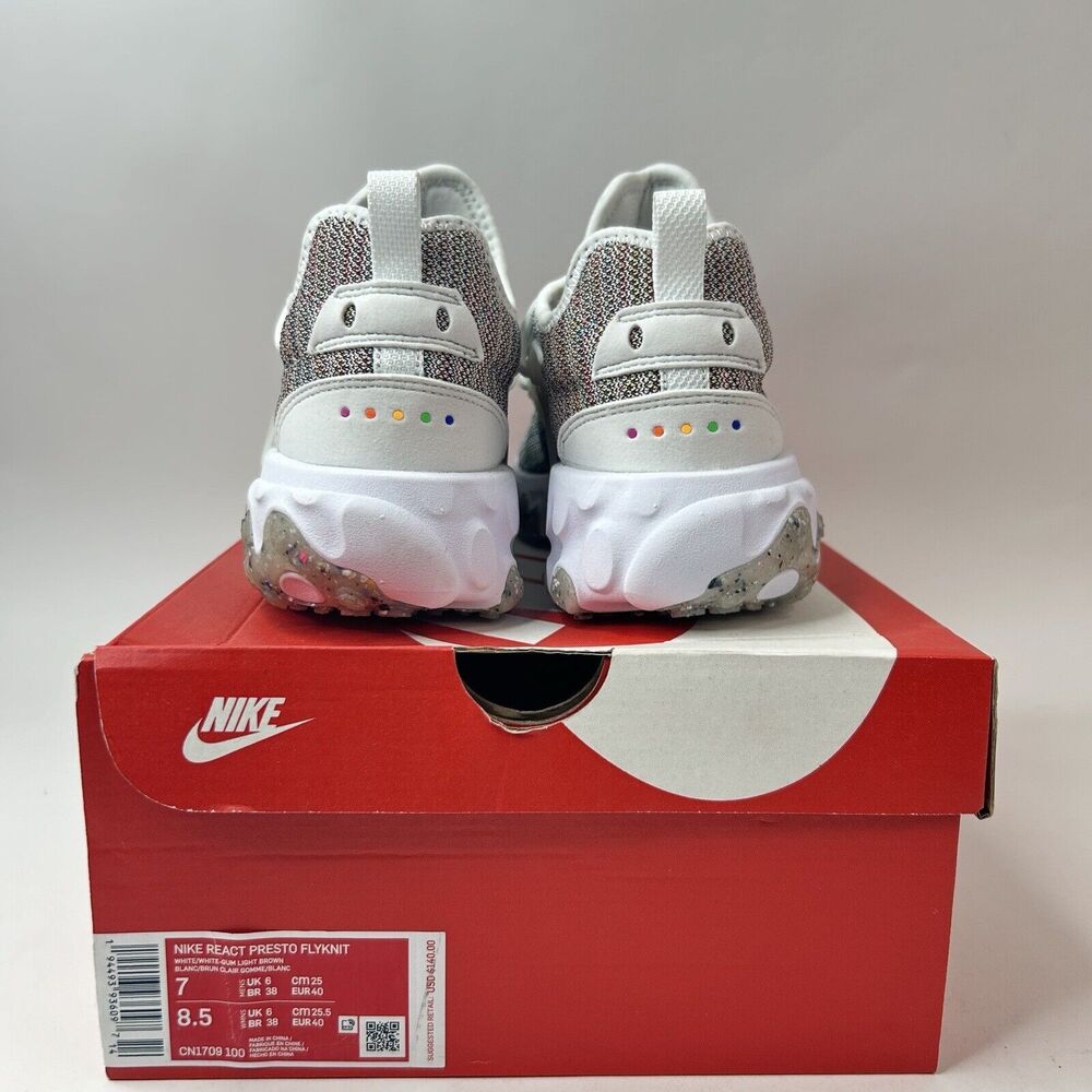 Nike Men's React Presto Flyknit “Recycled Canvas Pack” 2023 - Picture 4 of 5